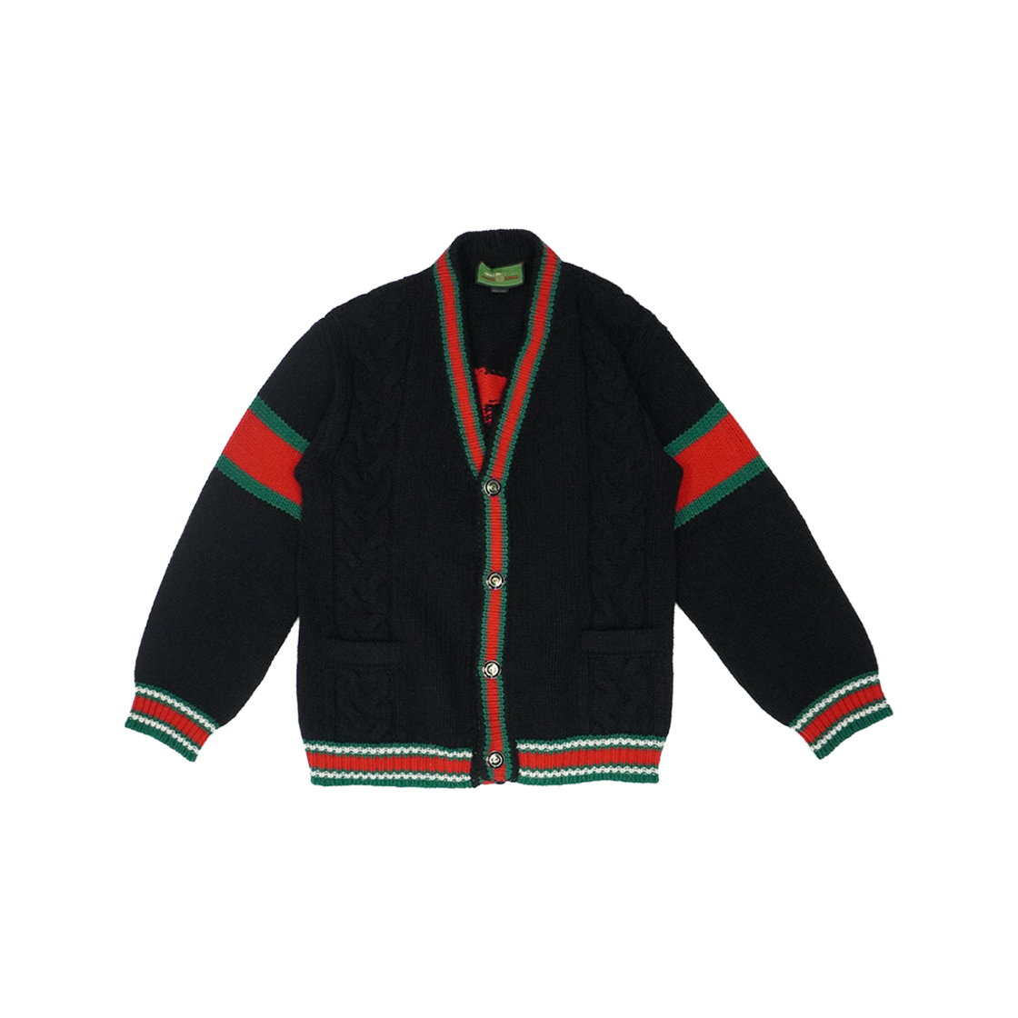 IT42WCJ9NTU4 Gucci 537522 Black Cardigan