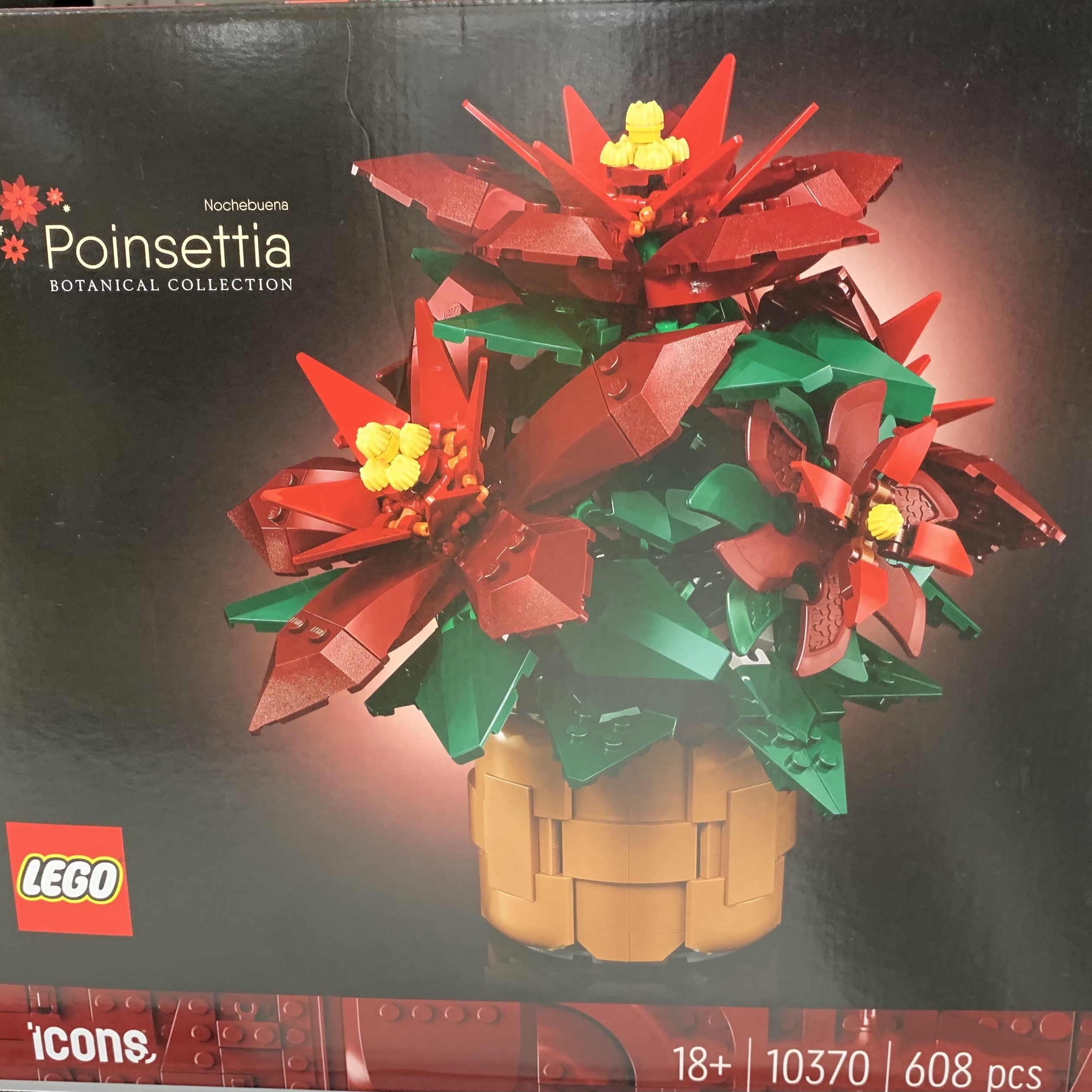 Lego The Botanical Collection Poinsettia 착용 스타일