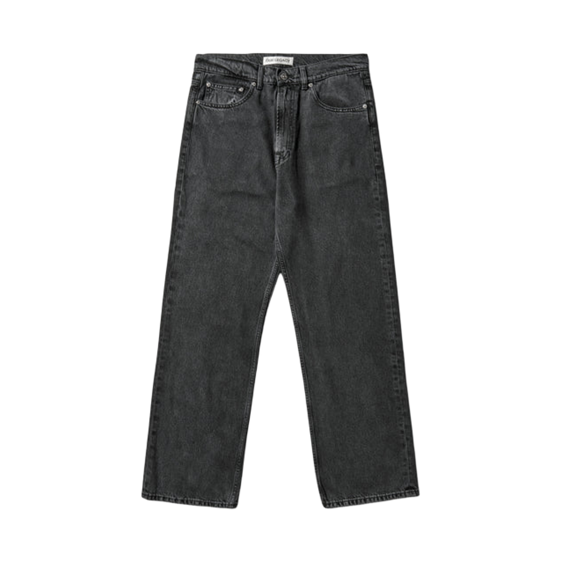 WS254TB-BLK0001 ROA x Our Legacy Work Shop Trail Cut Jeans Carbon