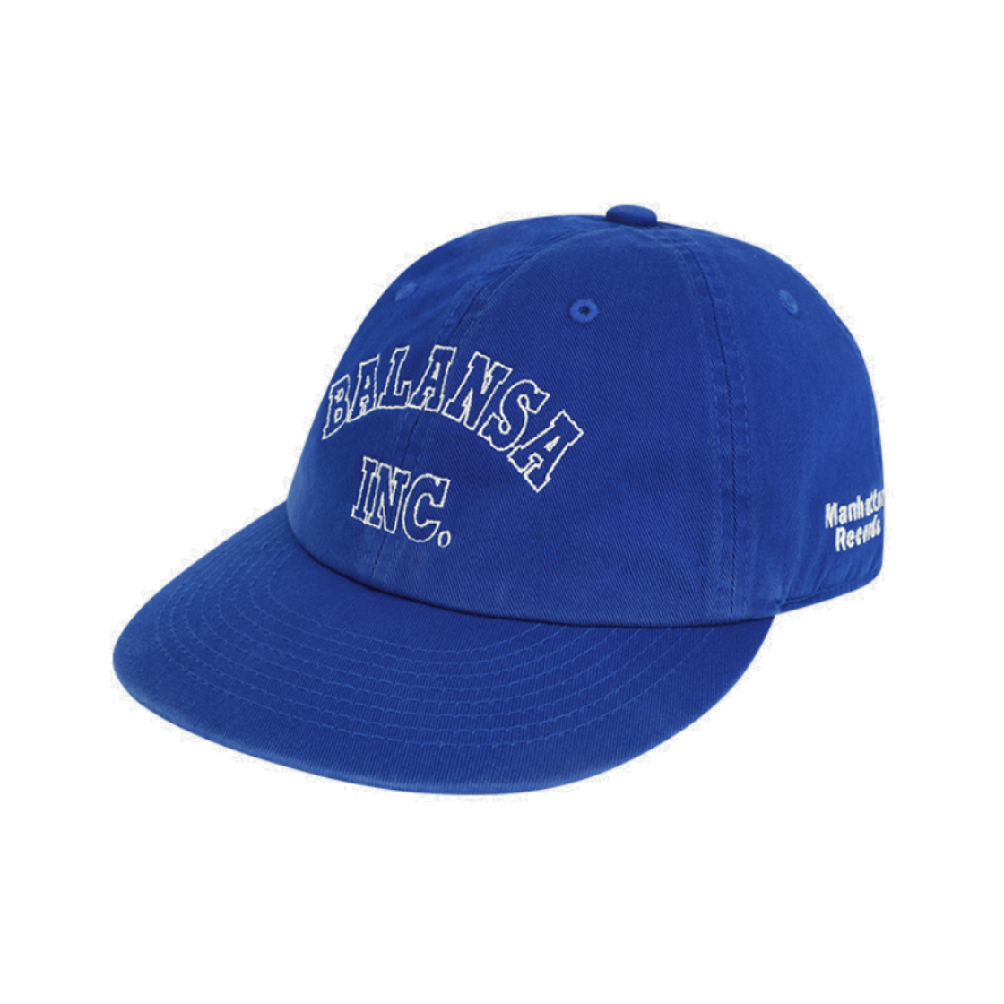 맨하탄 레코즈 x 발란사 라인 아치 캡 - 블루