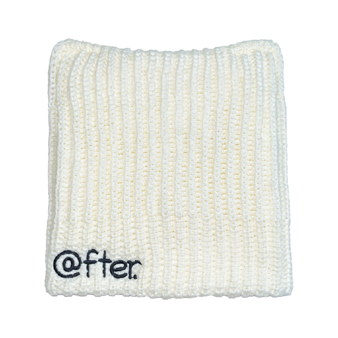 에프터누드 에프터 캣 이어 비니 아이보리(Afternude After Cat Ear Beanie Ivory)