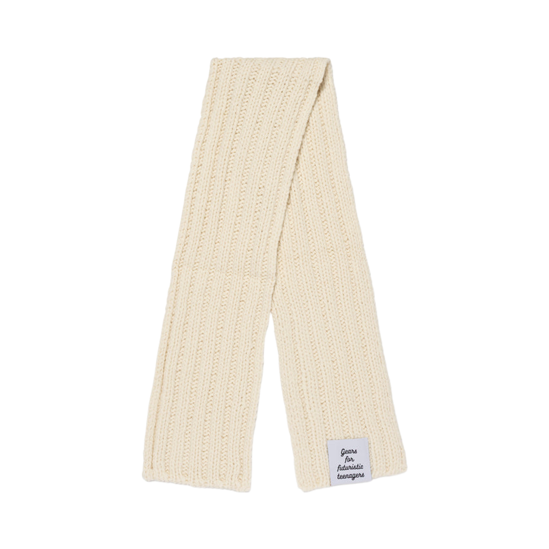 휴먼 메이드 핸드 니트 머플러 화이트(Human Made Hand Knit Muffler White) - 2