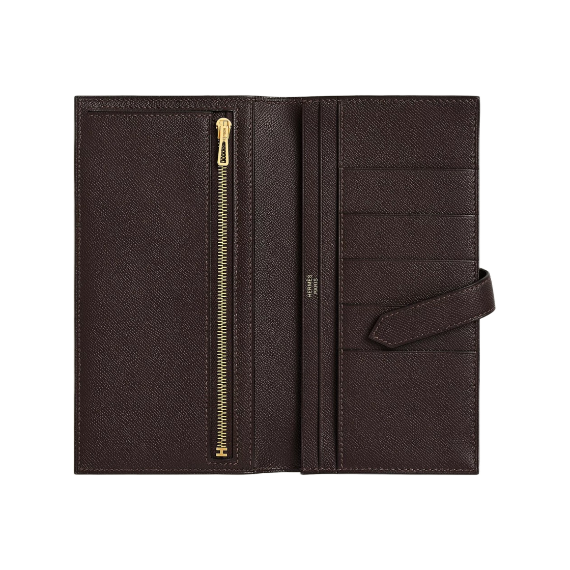 에르메스 베안 장지갑 마담 & 골드 하드웨어 바이 브룬(Hermes Bearn Wallet Madame & Gold Bai Brun) - 2