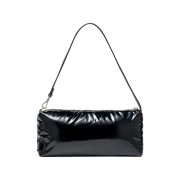 Matin Kim Glossy Logo Stitch Mini Shoulder Bag In Black