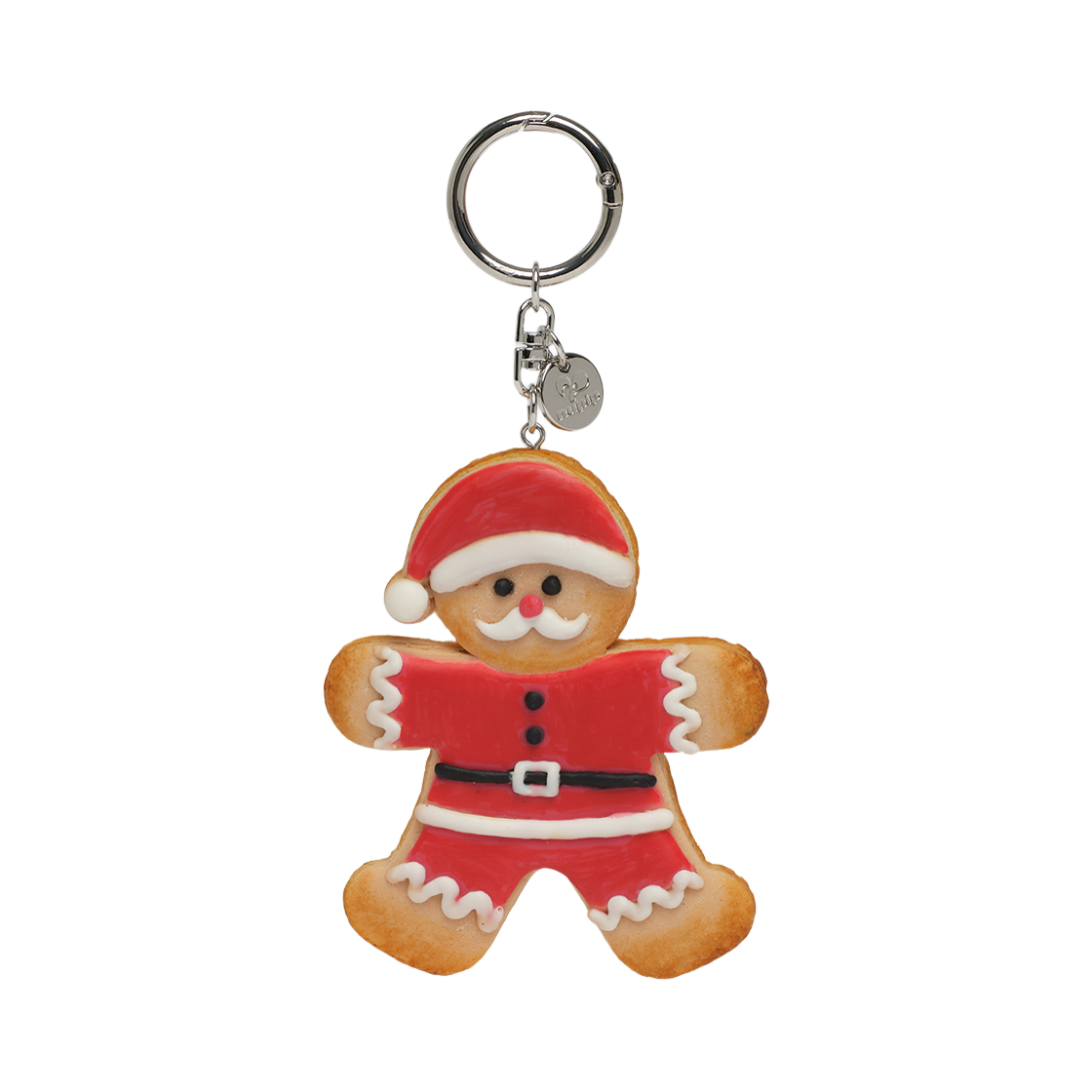 누핍 진저맨 산타 쿠키 키링(Nupip Ginger Man Santa Cookie Keyring)