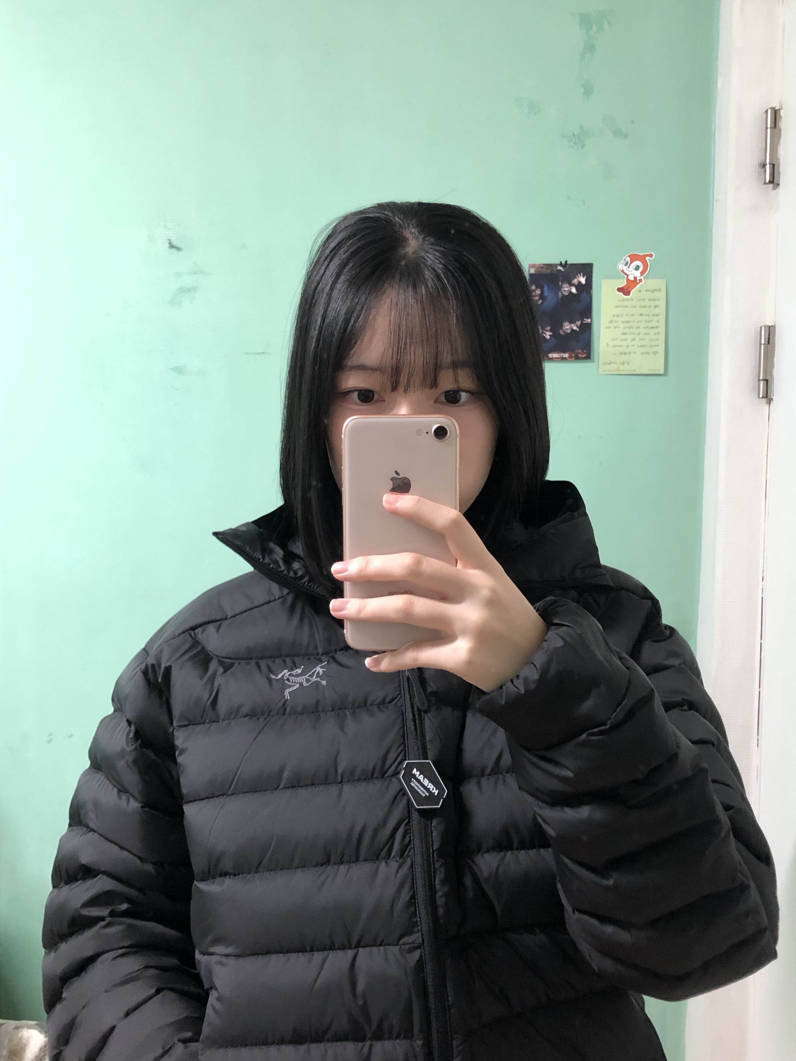 Arc'teryx Cerium Hoody Black 착용 스타일 - 3