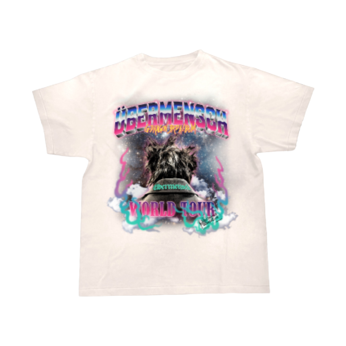 지드래곤 위버멘쉬 월드 투어 티셔츠 화이트(G-DRAGON Ubermensch World Tour T-Shirt White)