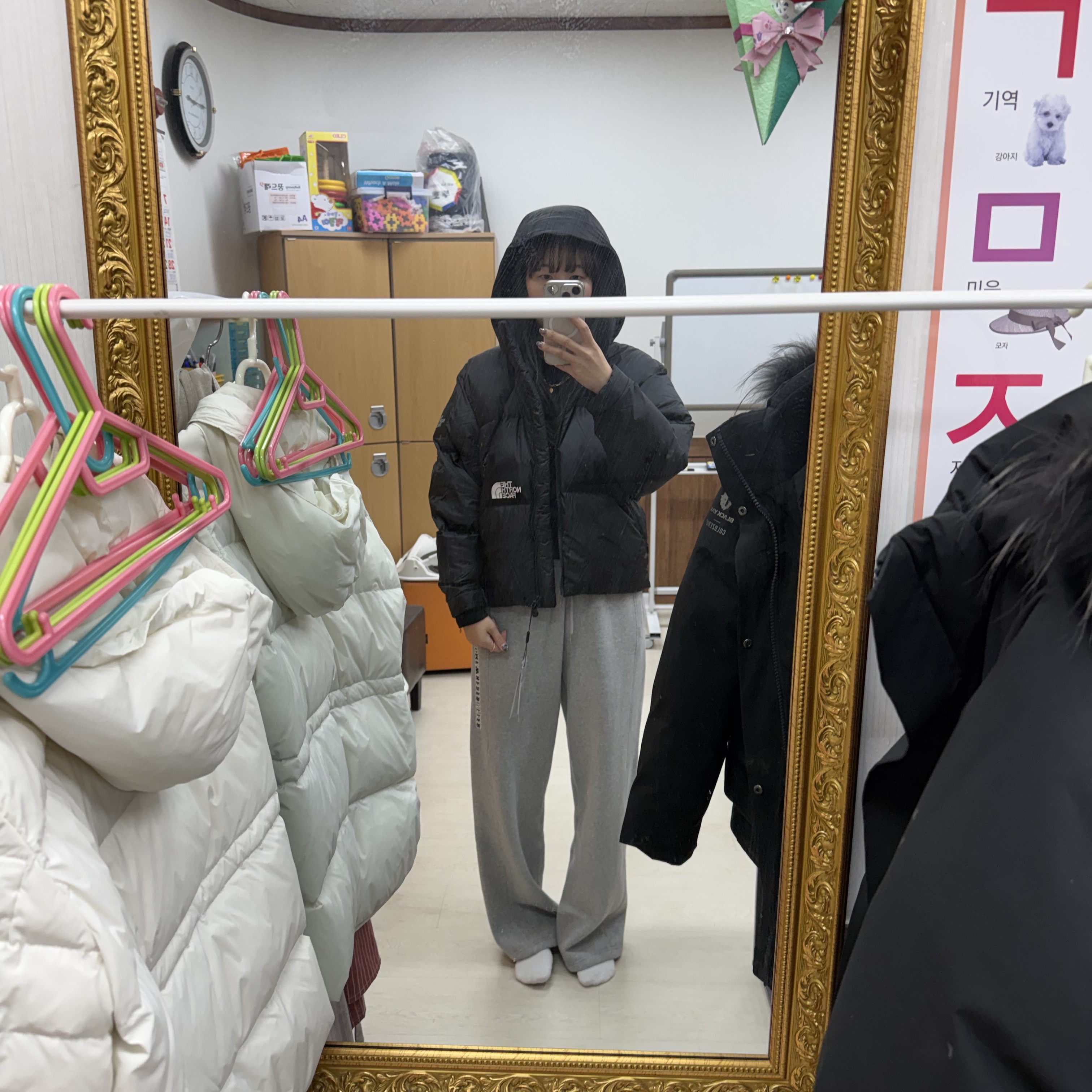 The North Face White Label Project Down Jacket RDS Black - 25FW 착용 스타일 - 2