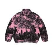 Supreme New York Fleece Jacket Pink - 25FW
