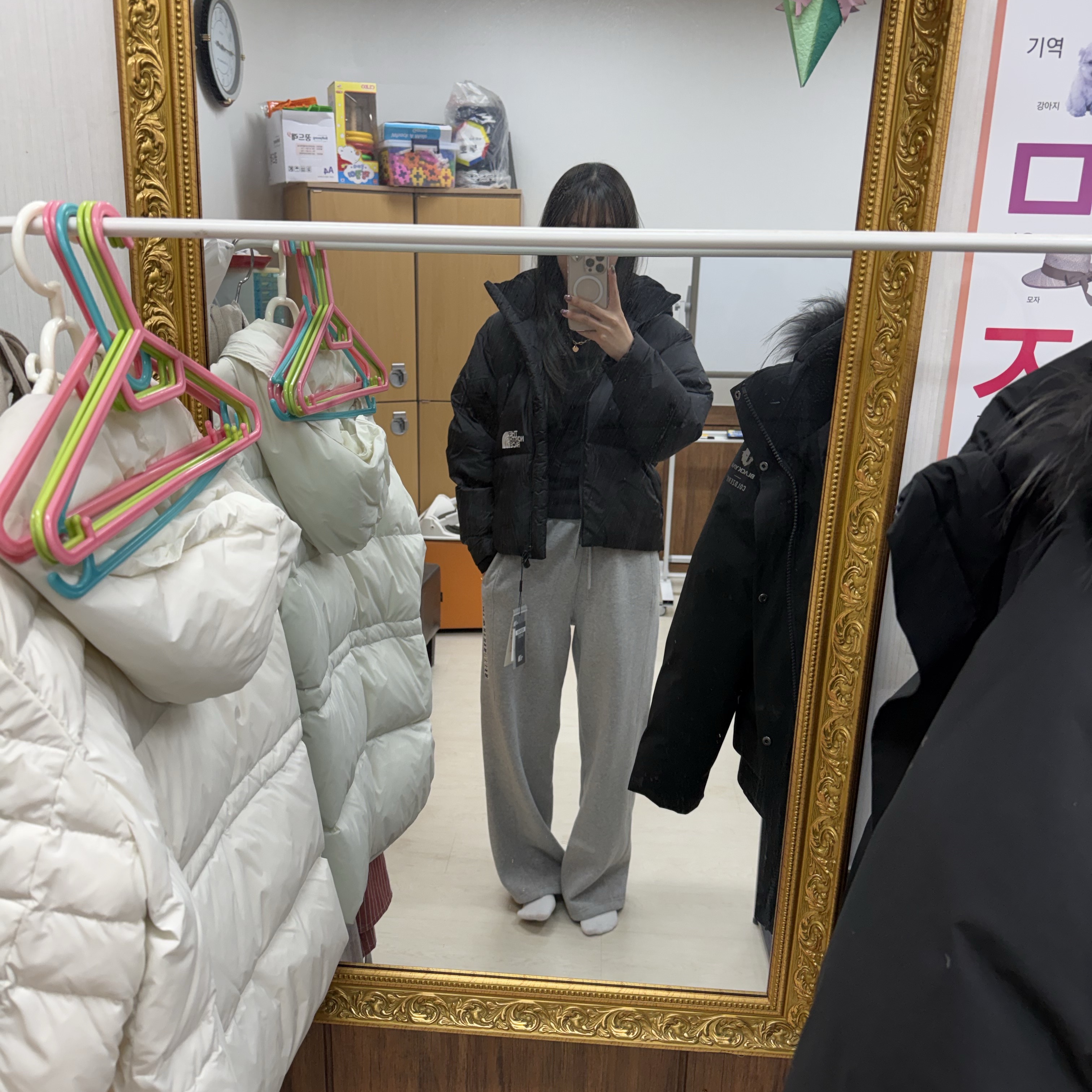 The North Face White Label Project Down Jacket RDS Black - 25FW 착용 스타일 - 1