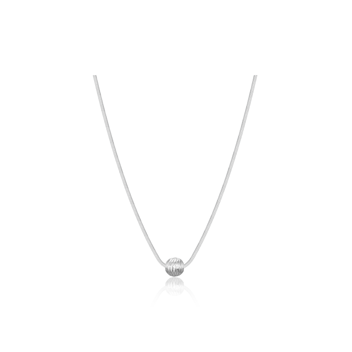 N01632 Byweekend Orbi Necklace Silver