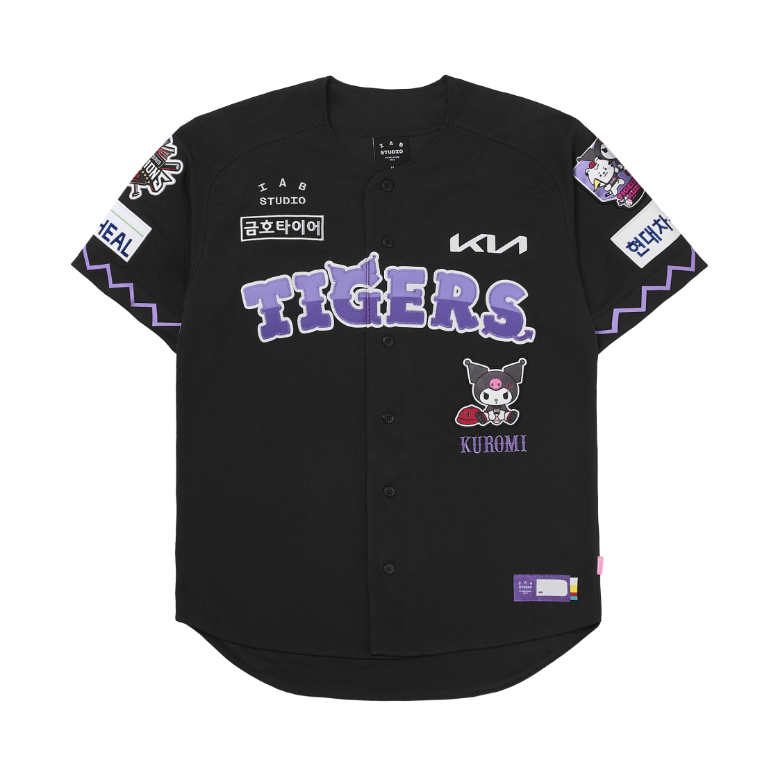 기아 타이거즈 x 쿠로미 25 어센틱 유니폼 블랙 (논 마킹 버전)(Kia Tigers x Kuromi 25 Authentic Uniform Black (Non Marking Ver.))