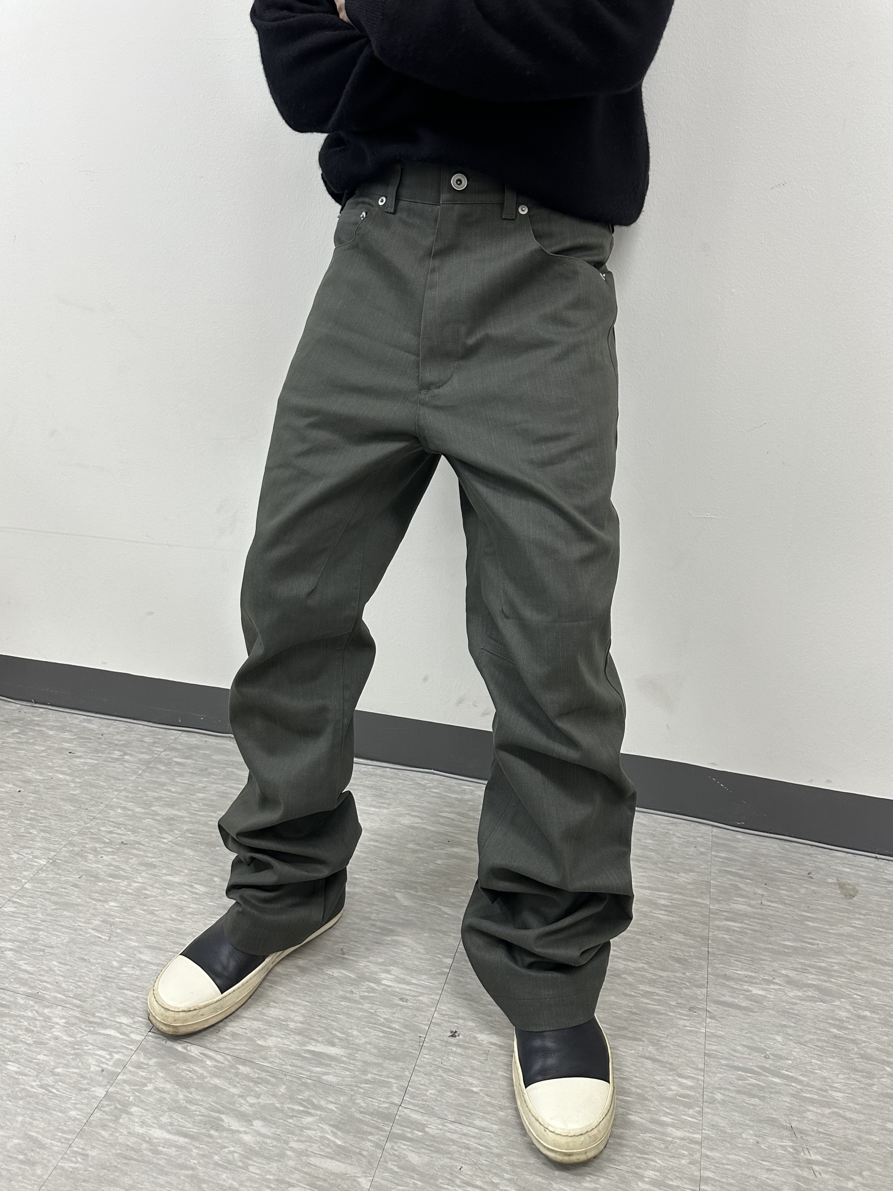 REPINER Work Pants Olive 착용 스타일