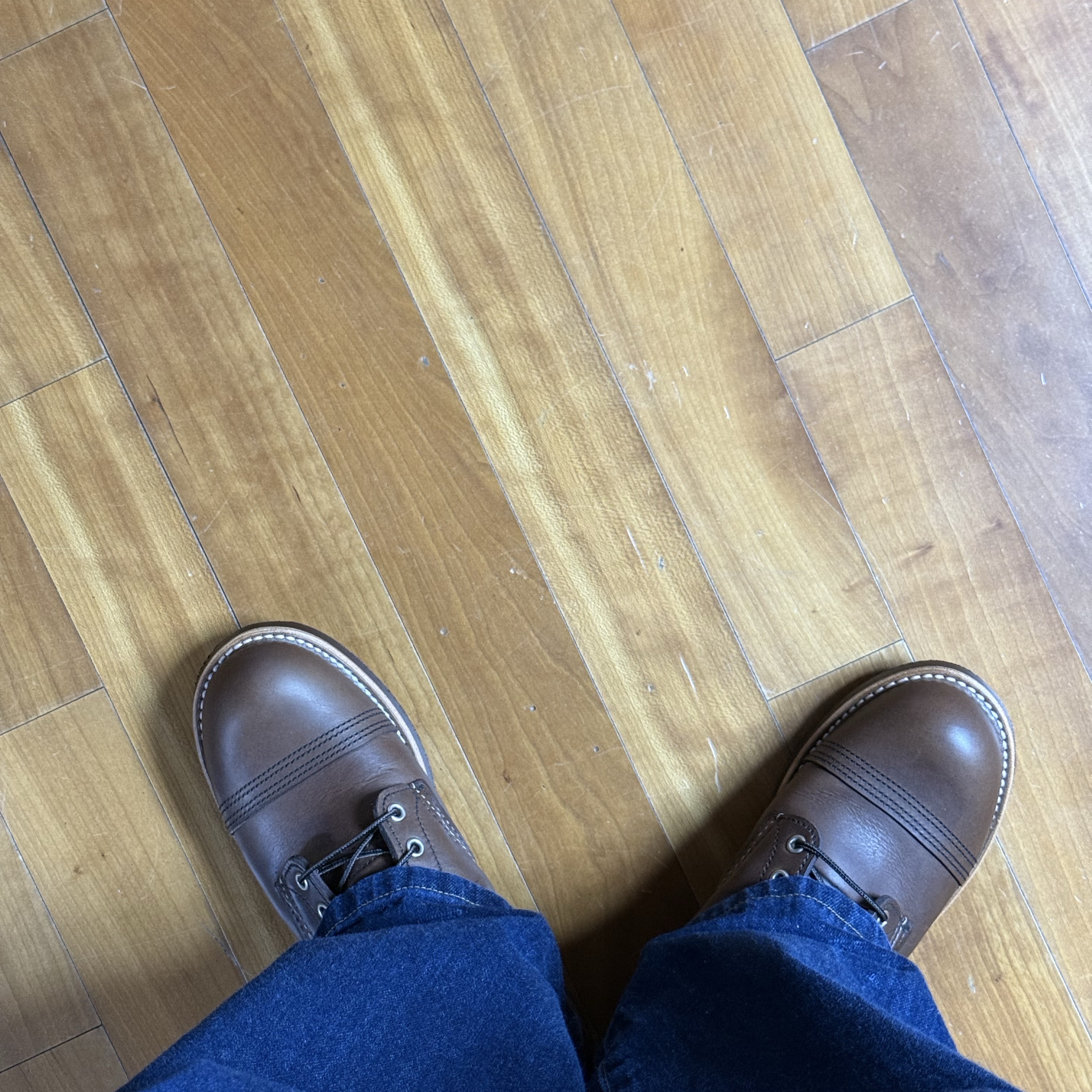 Red Wing Iron Ranger 8111 Amber Harness - D, Barbour Bedale Wax Jacket Sage 착용 스타일 - 3