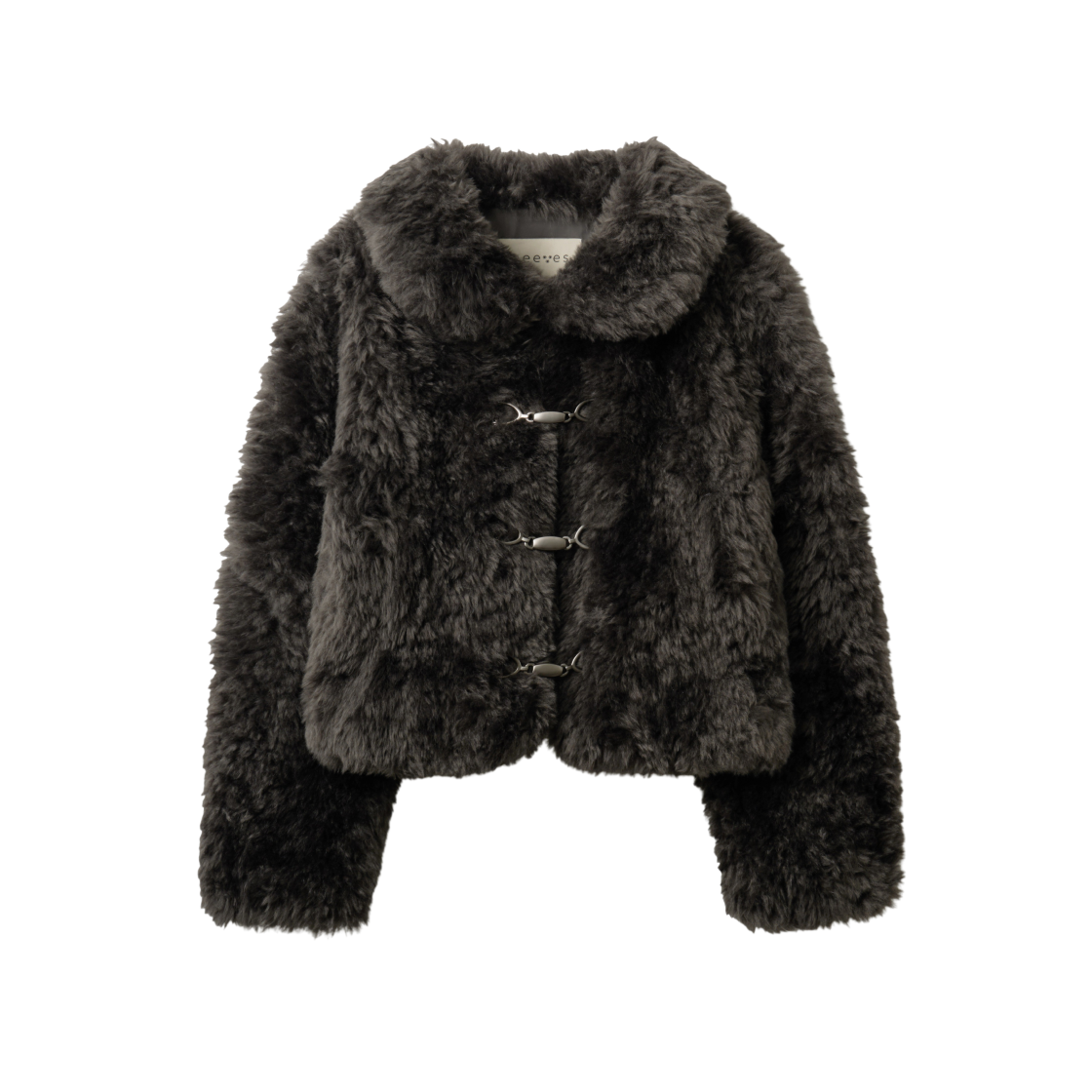 피브스 피브스 퍼 자켓 다크 브라운