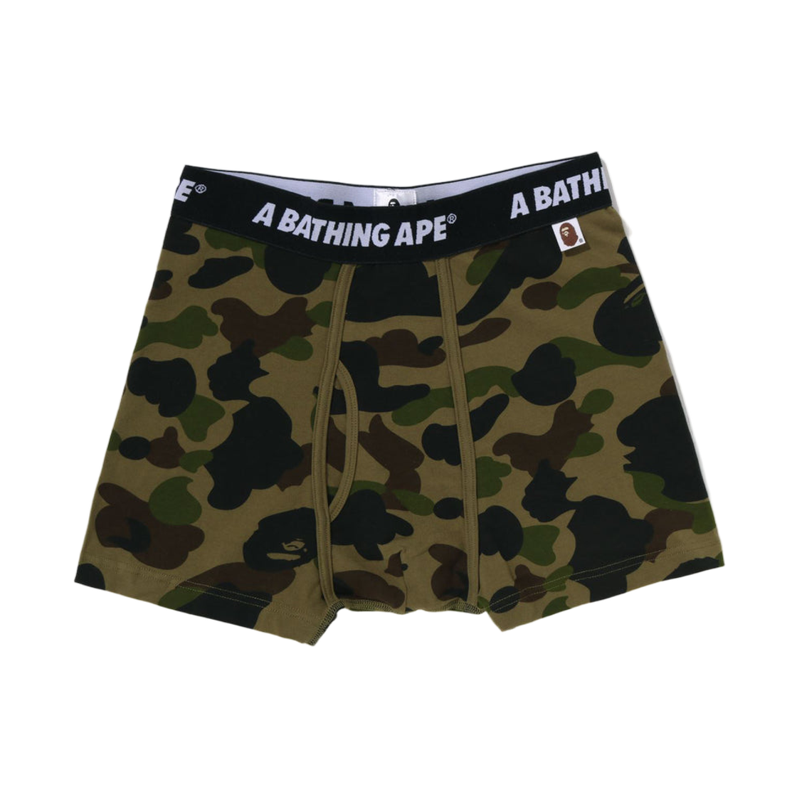- BAPE 1st Camo Trunks Underwear Green