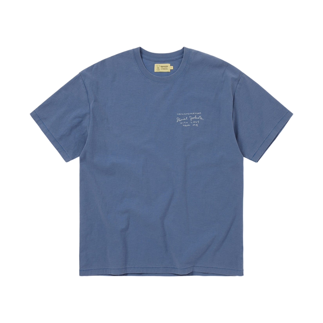 디스이즈네버댓 x 다니엘 존스턴 POW! 티셔츠 블루(Thisisneverthat x Daniel Johnston POW! T-Shirt Blue) - 1