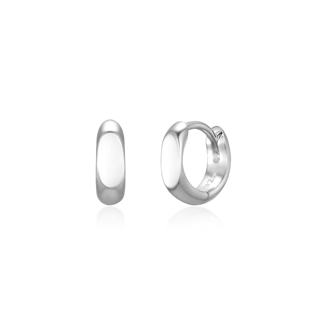 E01627 Byweekend Signet Earring Silver
