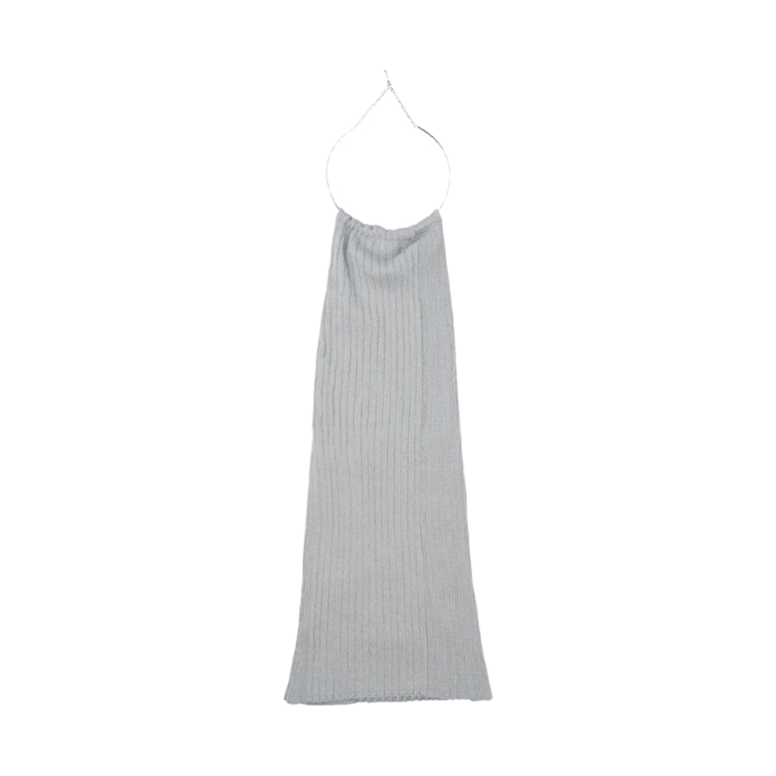 SJ0205-LG [20% 쿠폰] (W) Paloma Wool Ribbed Knit Halter Neck Top Grey