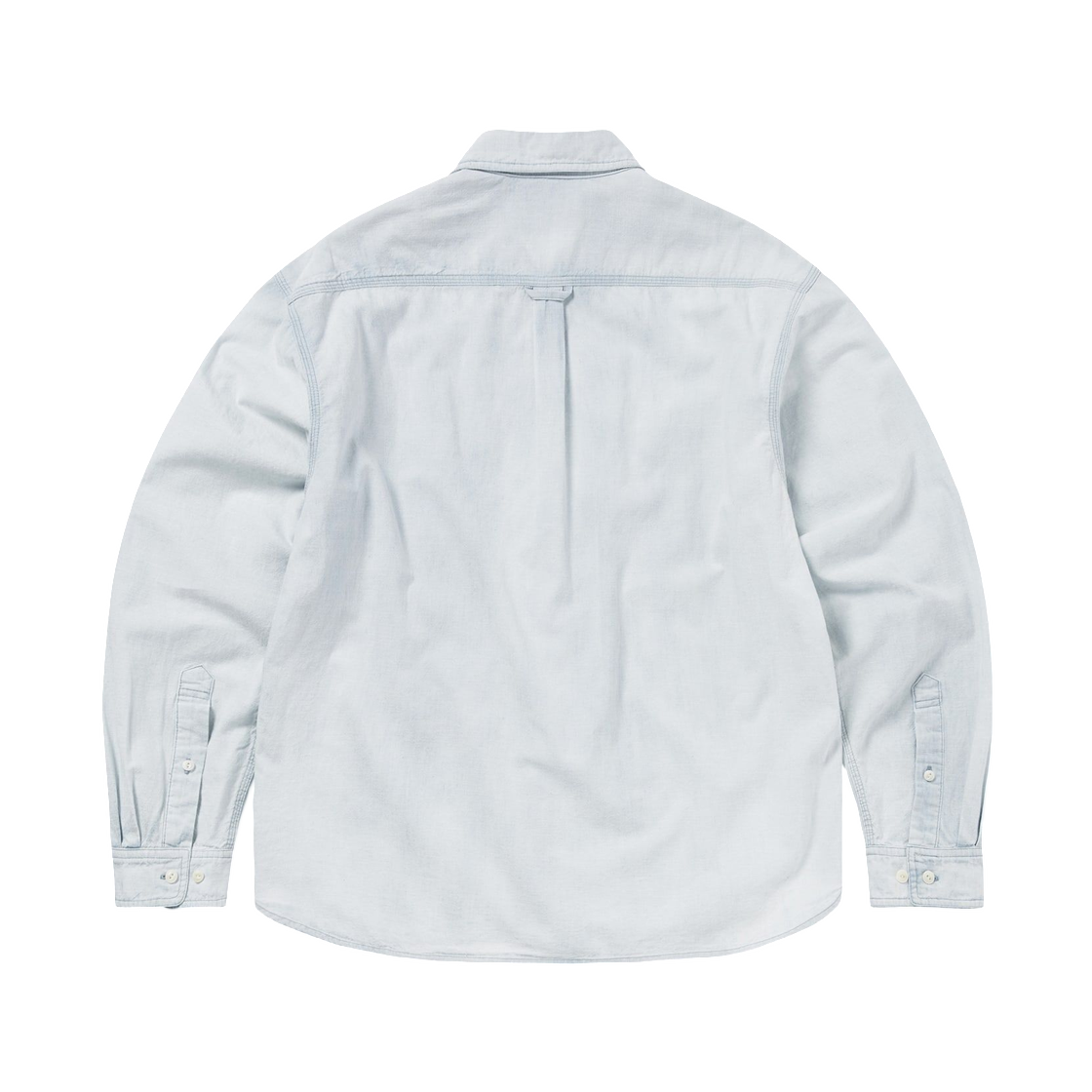 디스이즈네버댓 x 다니엘 존스턴 페이디드 샴브레이 셔츠 라이트 블루(thisisneverthat x Daniel Johnston Faded Chambray Shirt Light Blue) - 2