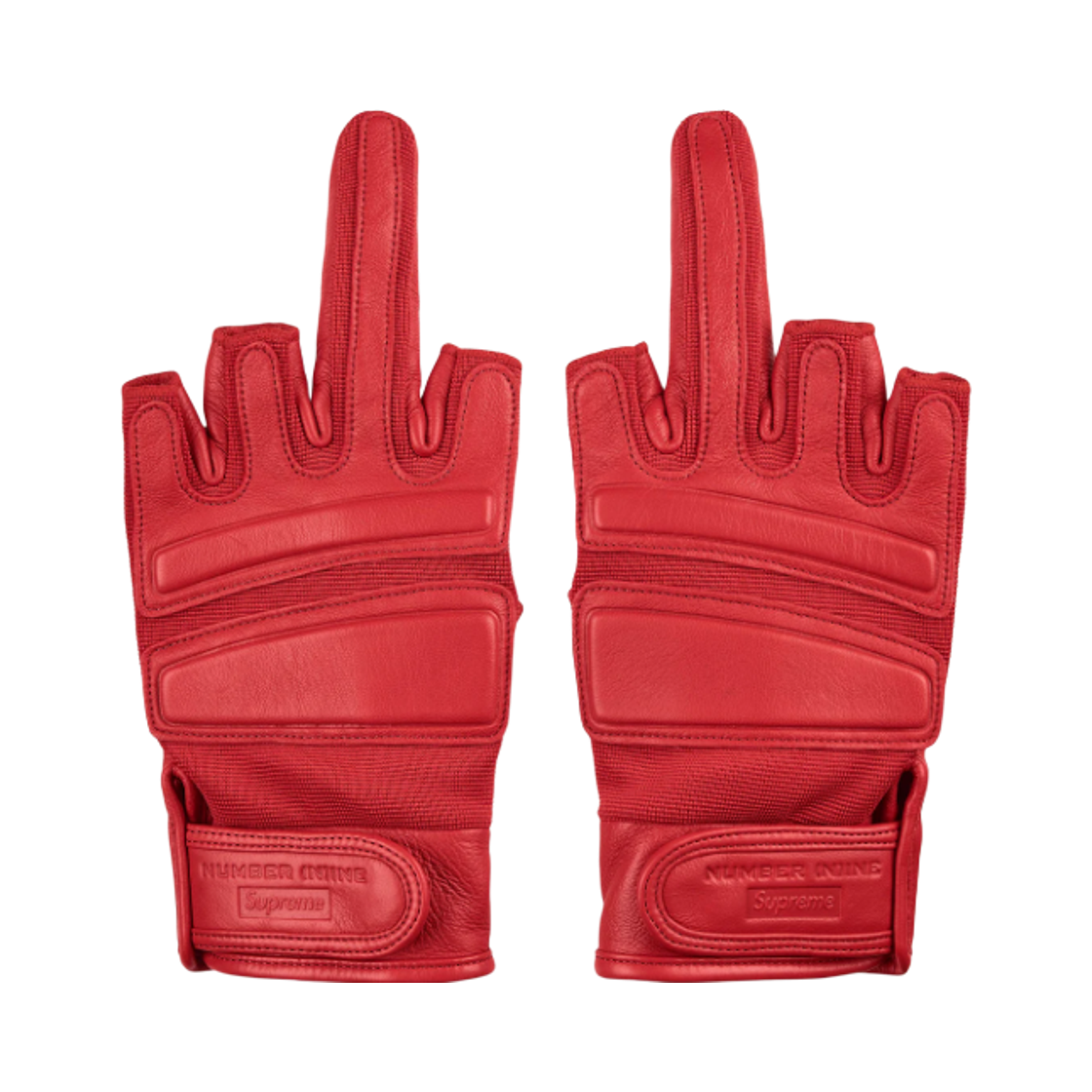 - Supreme x Number (N)ine Leather Gloves Red - 25FW