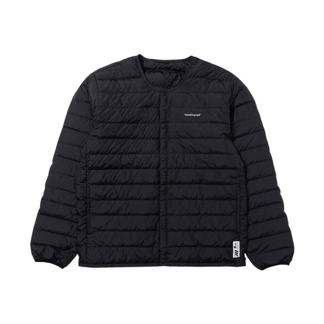 베이프 x 카즈키 쿠라이시 스타 패딩 라이너 다운 자켓 블랙(BAPE x Kazuki Kuraishi Sta Padded Liner Down Jacket Black)