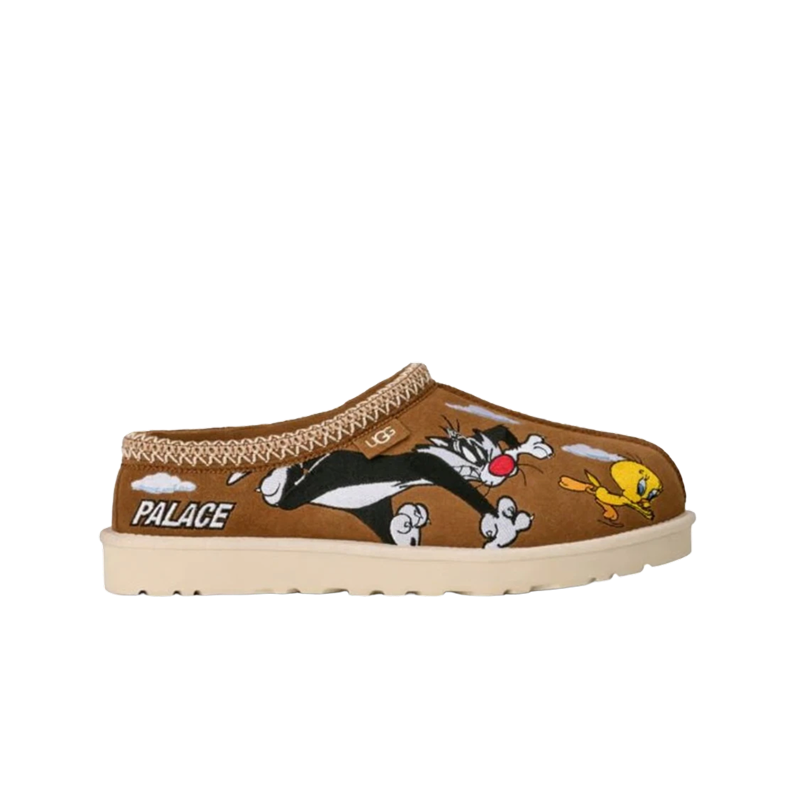 어그 x 팔라스 x 루니 툰 타스만 슬리퍼 체스트넛(UGG x Palace x Looney Tunes Tasman Slipper Chestnut)