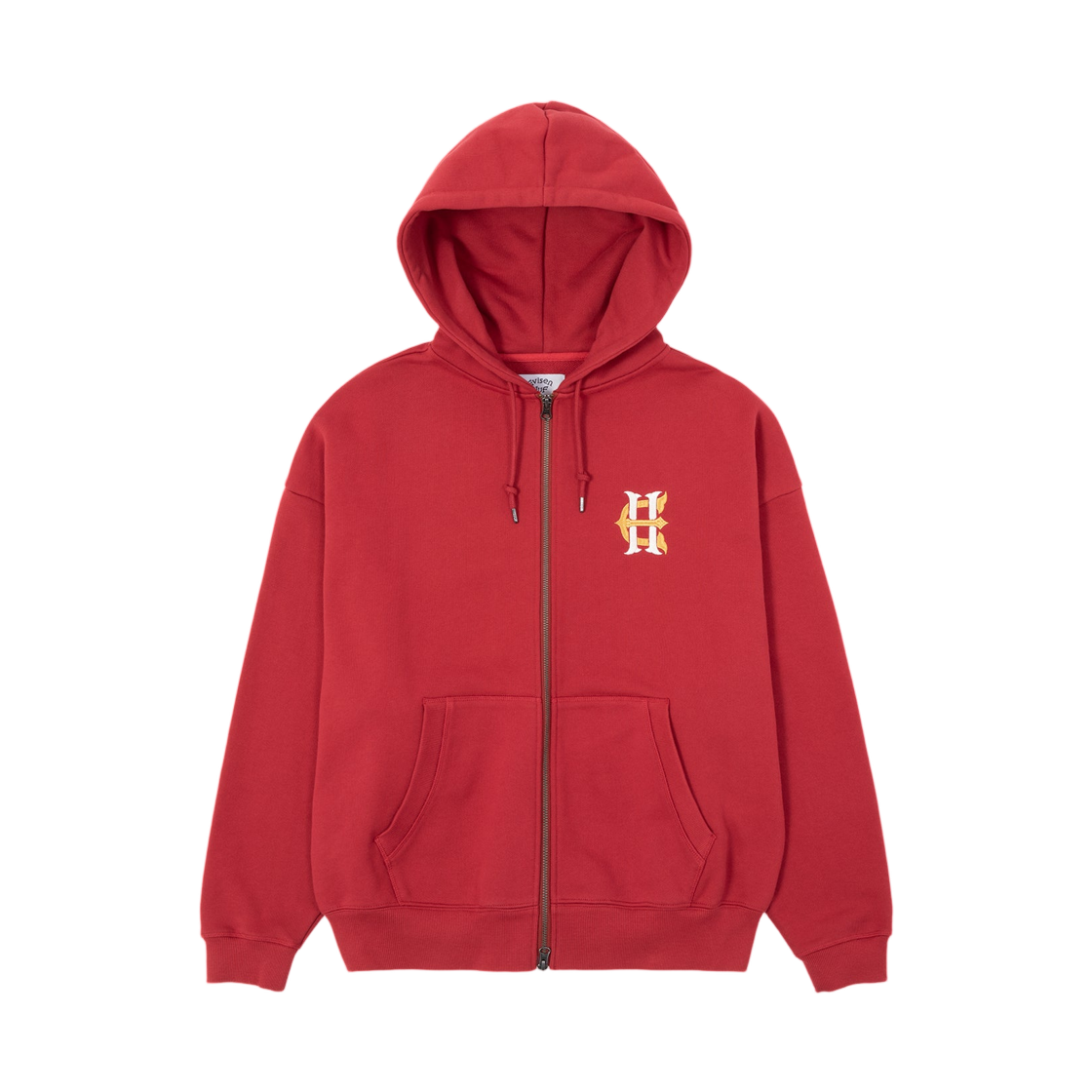 허프 x 에비센 후후지 집 후드 레드(HUF x Evisen Hufuji Zip Hoodie Red)