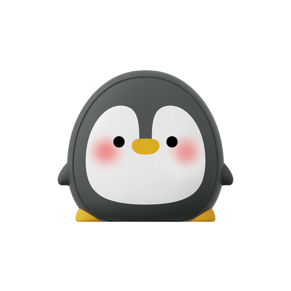 알로코리아 충전식 휴대용 펭귄 전기 전자 핫팩 손난로 보조배터리 5000mAh WM504(AlloKorea rechargeable portable penguin electric electric hot pack hand warmer auxiliary battery 5000 mAh WM504)