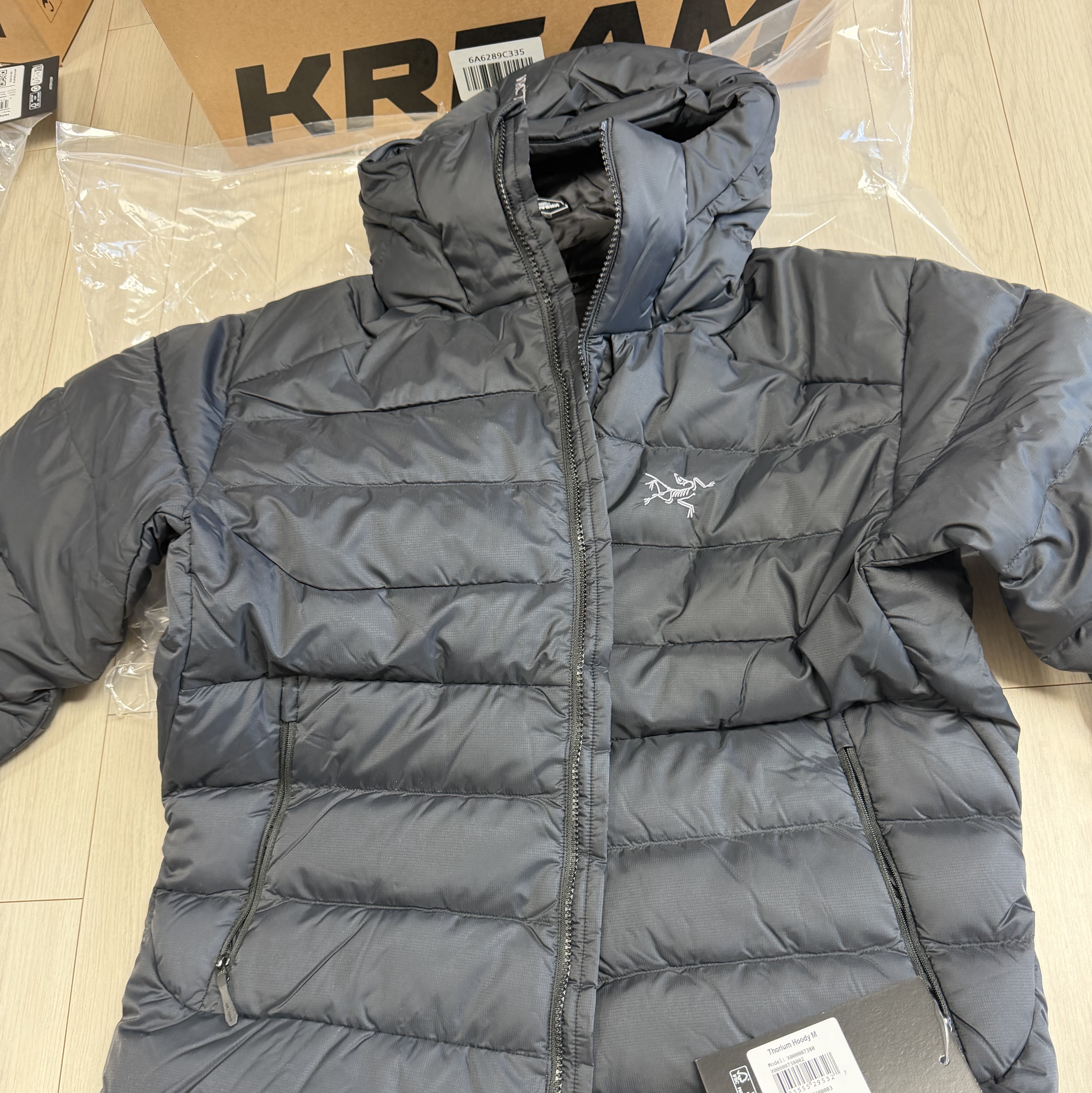 Arc'teryx Thorium Hoody Black 착용 스타일