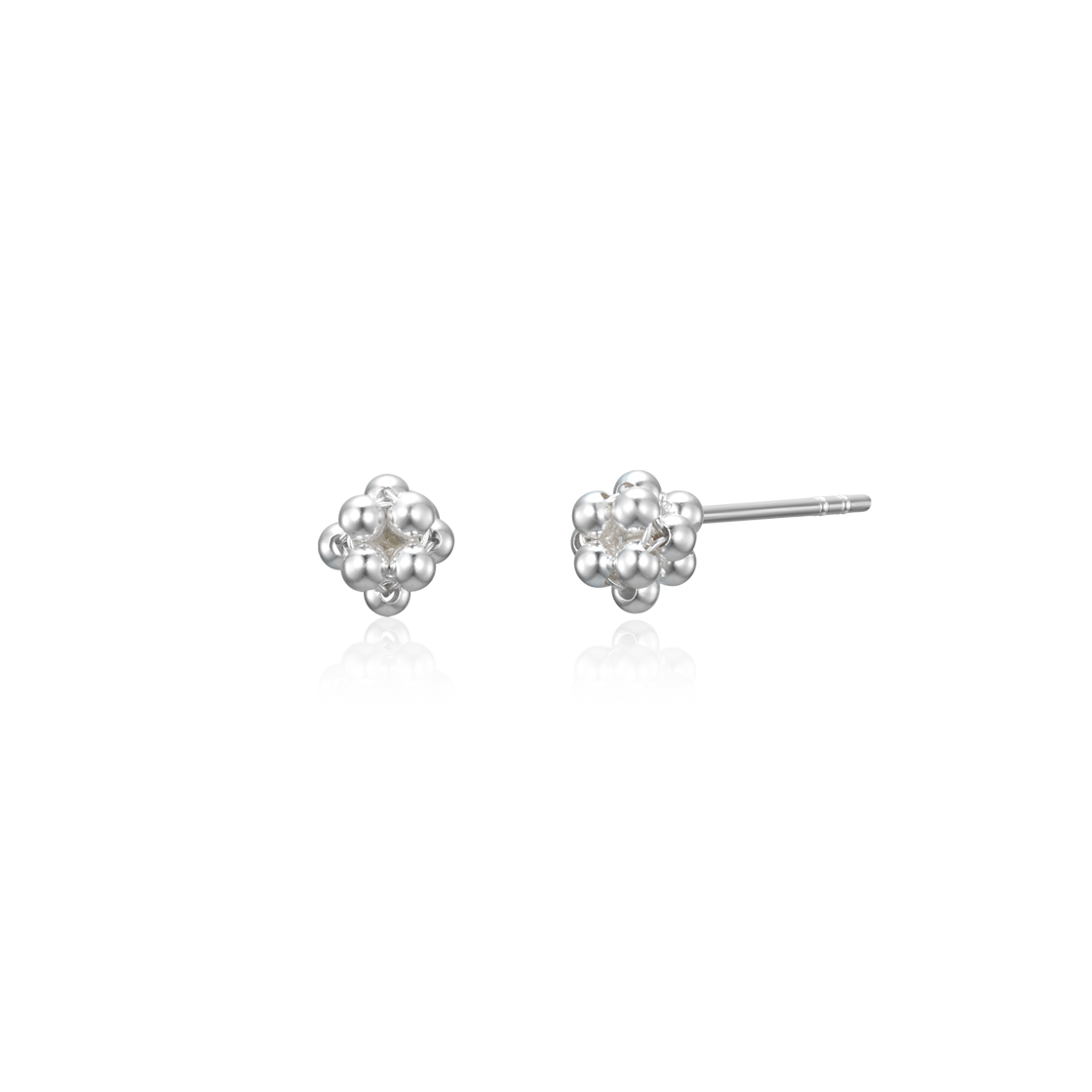 10042220001 Byweekend Bump Earring Silver