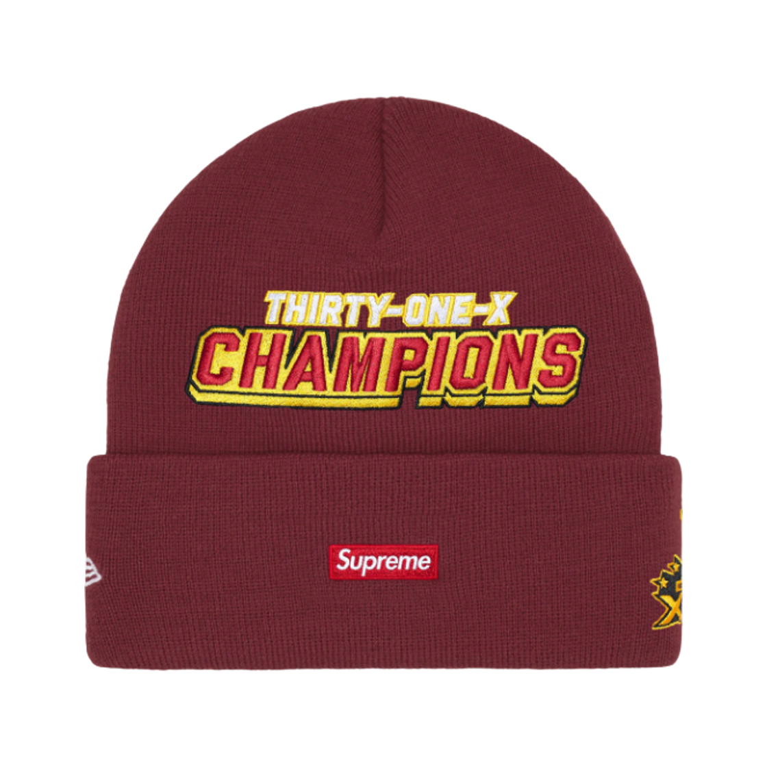 슈프림 뉴에라 풋볼 비니 카디널 - 25FW(Supreme New Era Football Beanie Cardinal - 25FW) - 2