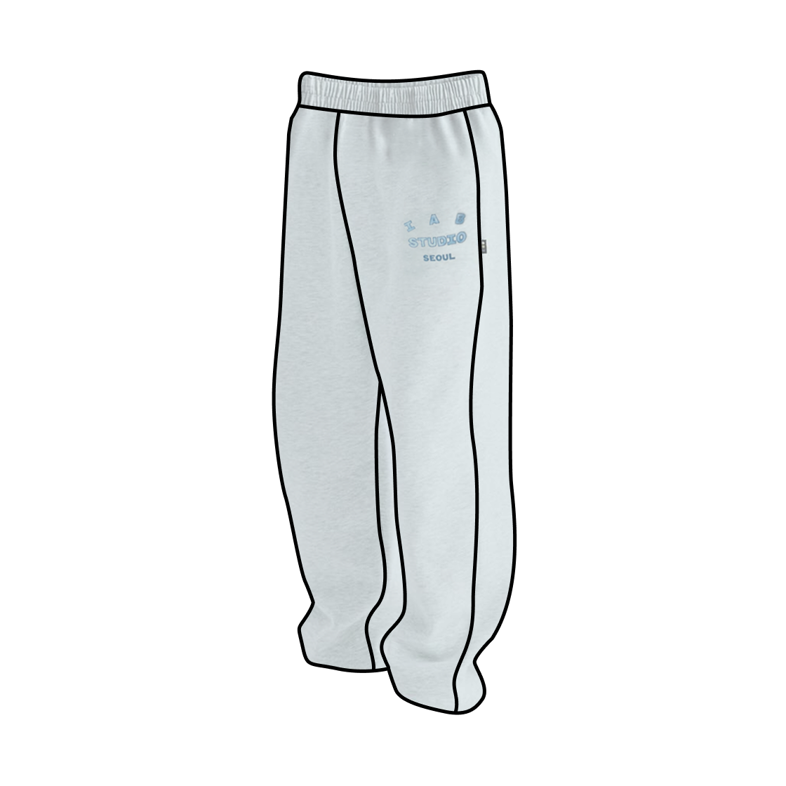 - IAB Studio Seoul Sweatpants Light Gray