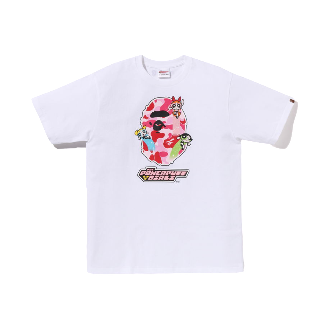 - BAPE x The Powerpuff Girls Ape Head T-Shirt White