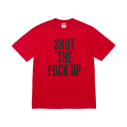 Supreme x Number (N)ine Shut Up Tee Red - 25FW