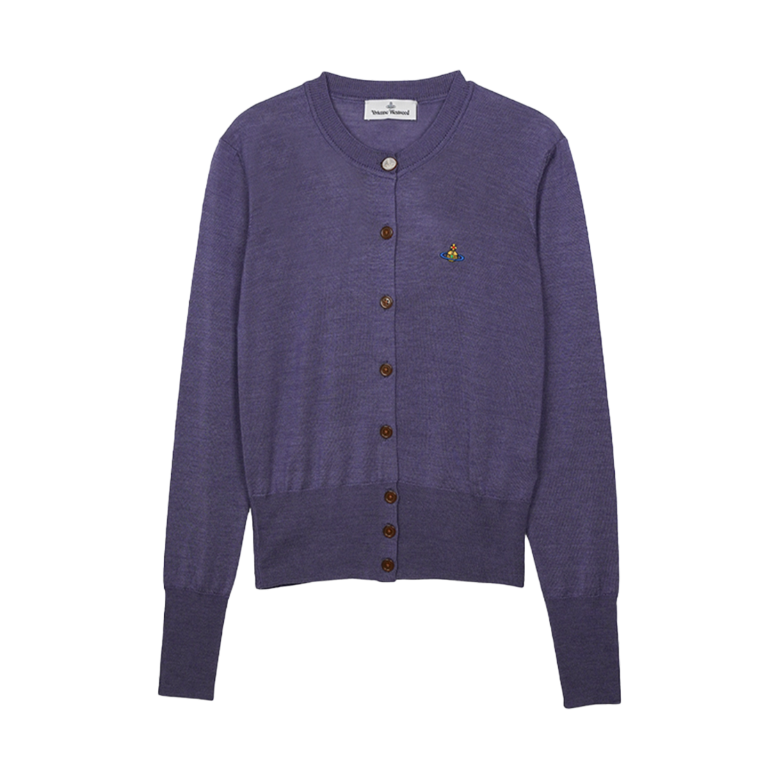 1803002P-Y001A-J402 [20% 쿠폰] (W) Vivienne Westwood Bea Wool Silk Cardigan Lavender