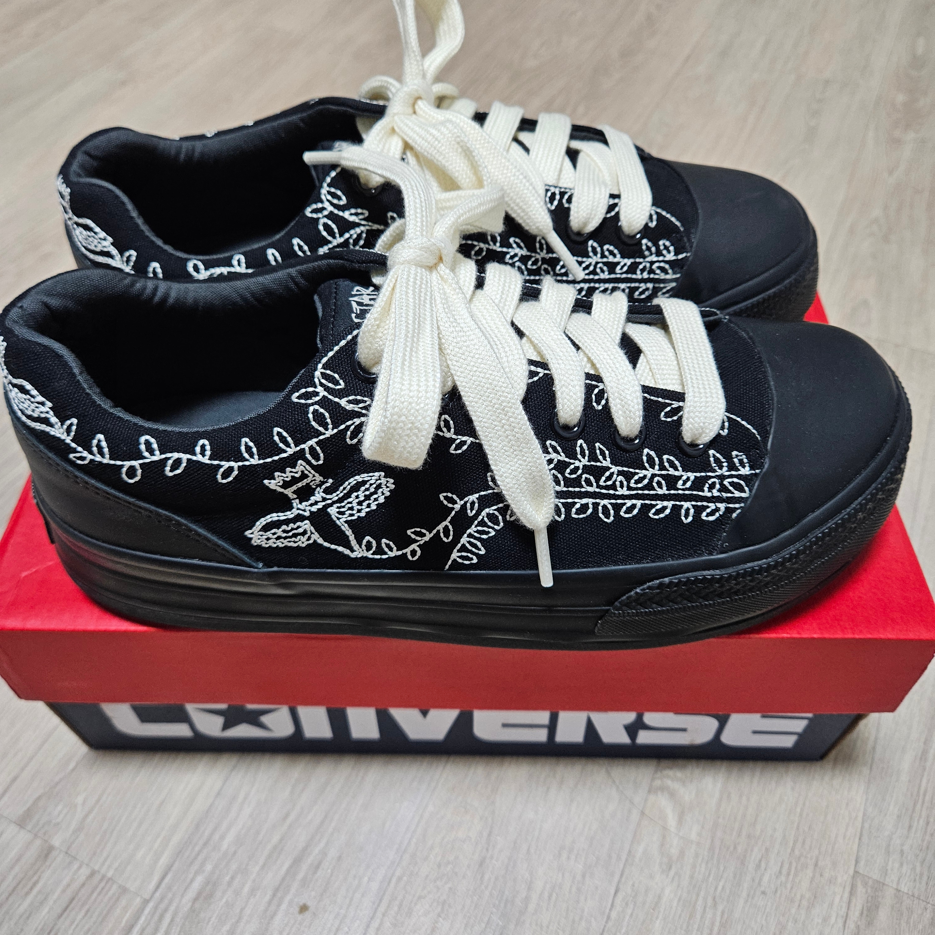 Converse x SHINYAKOZUKA All Star Boarderstar Ox Black 착용 스타일 - 2