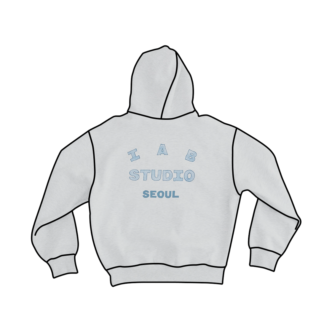 - IAB Studio Seoul Hoodie Light Gray