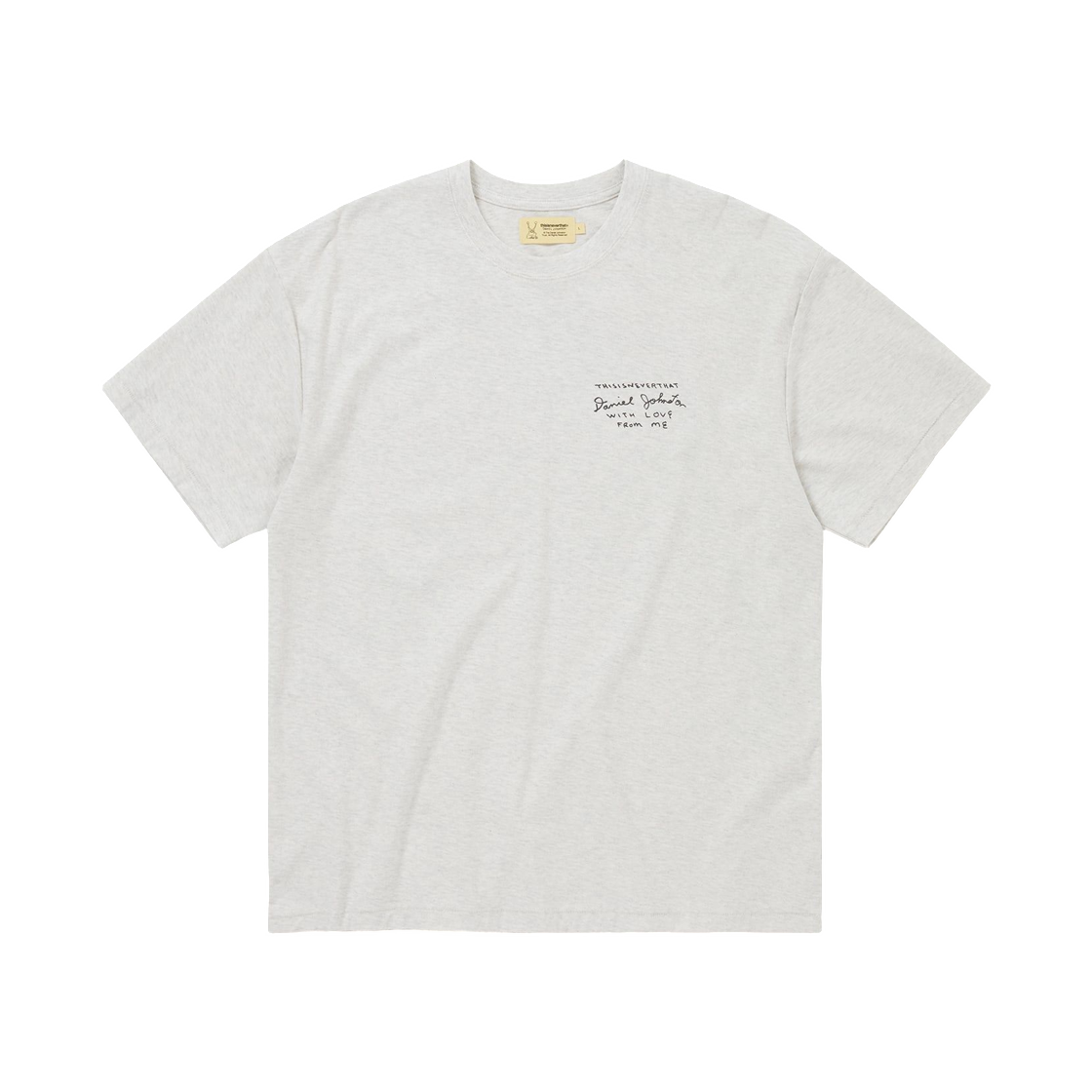 디스이즈네버댓 x 다니엘 존스턴 POW! 티셔츠 오트밀(Thisisneverthat x Daniel Johnston POW! T-Shirt Oatmeal) - 1