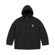 Supreme x Number (N)ine Faux Shearling Hooded Coat Black - 25FW