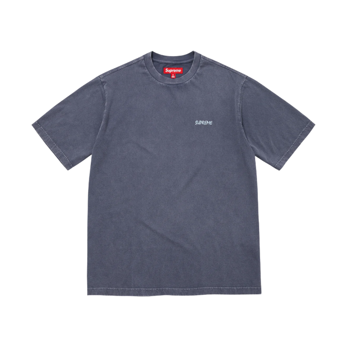 - Supreme Washed S/S Top Navy - 25FW