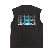 G-DRAGON Ubermensch Reversible Vest Black Beige