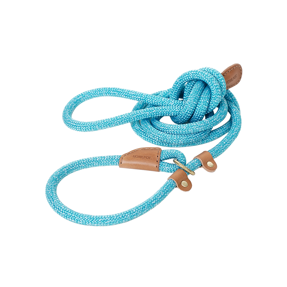 PB001D-SPWA0038 HOWLPOT All In One Leash Aqua Blue