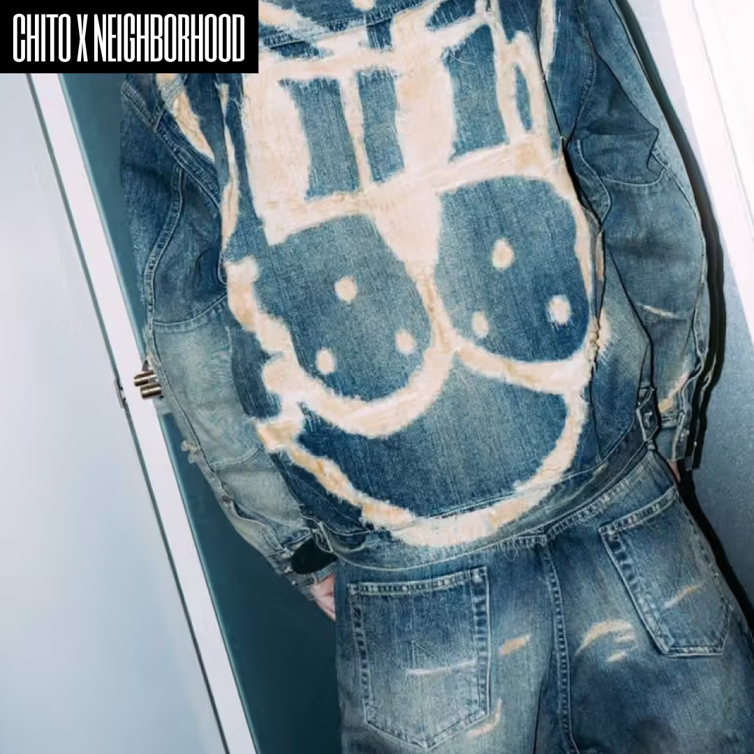 Neighborhood x Clot Savage Denim Type-1 Jacket Indigo 착용 스타일 - 2