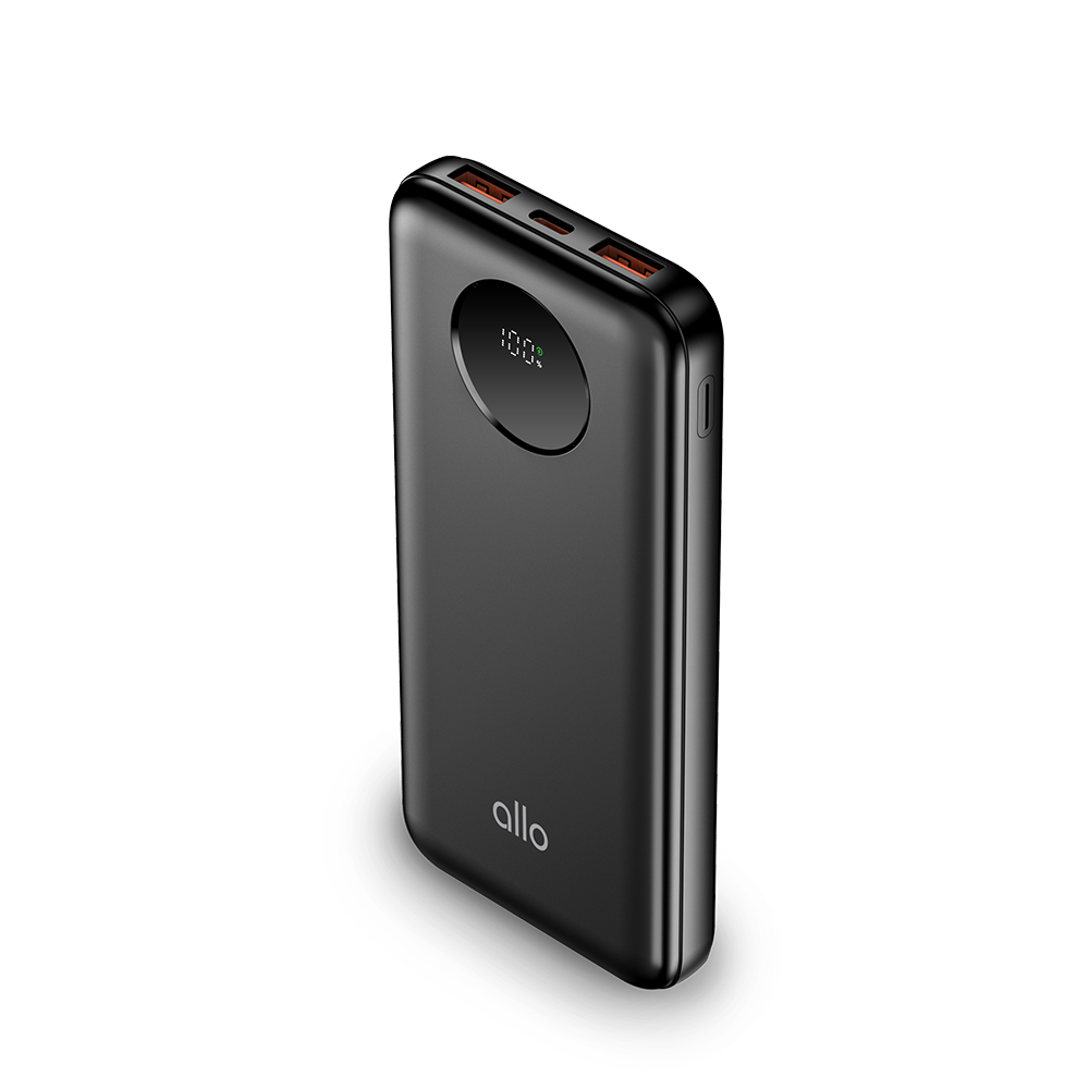 알로코리아 라이트 LCD 잔량표시 고속충전 보조배터리 22.5W 10000mah(AlloKorea Light LCD Remaining Volume Display Fast Charging Auxiliary Battery 22.5W 10000 mah)