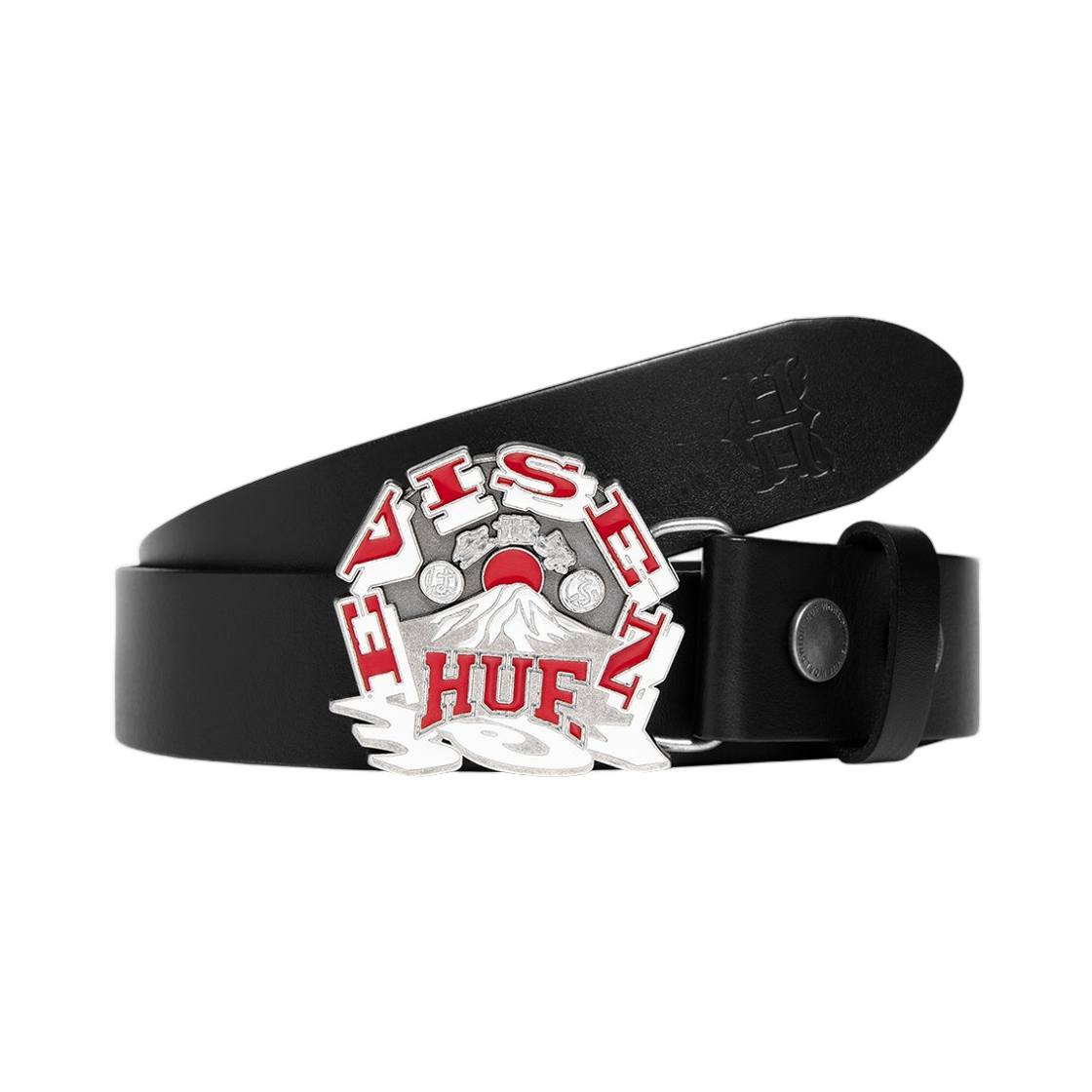 - HUF x Evisen Hufuji Buckle Belt Black