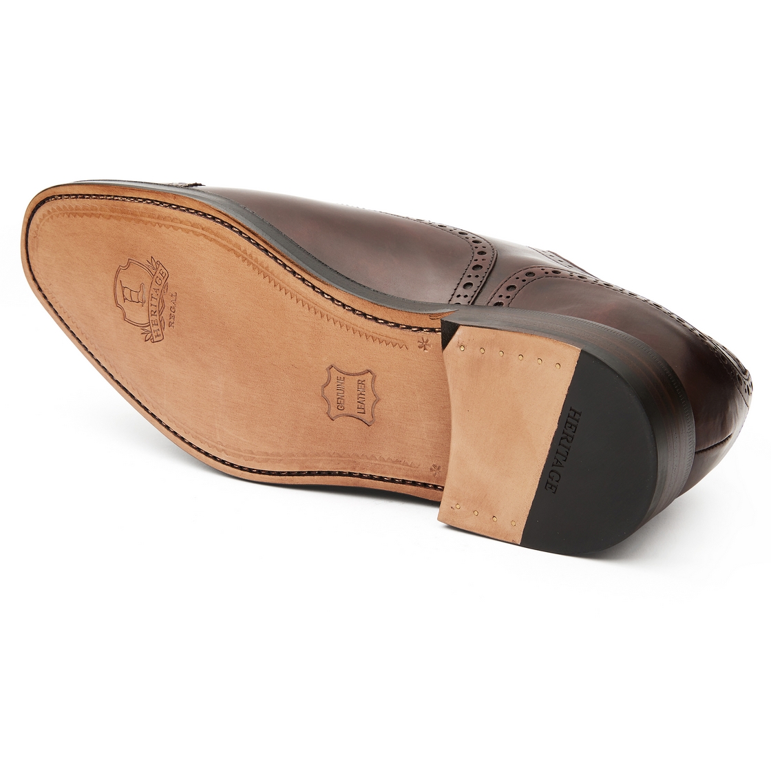 [HERITAGE 7] 헤리티지 리갈 남성 멜버른 세미브로그 브라운([HERITAGE 7] Heritage Regal Men’s Melbourne Semi-Brogue Oxford Brown) - 2