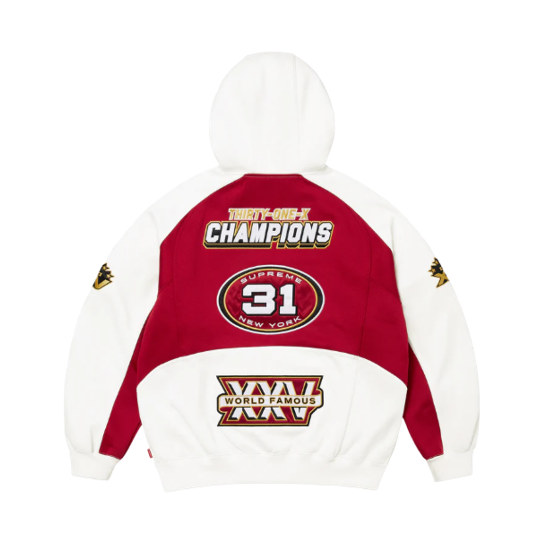 슈프림 풋볼 집업 후드 스웨트셔츠 화이트 - 25FW(Supreme Football Zip Up Hooded Sweatshirt White - 25FW) - 2