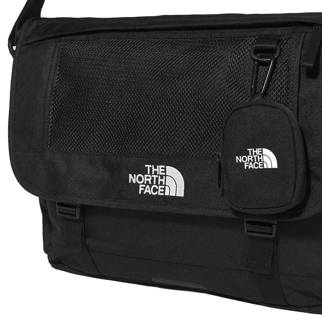 노스페이스 화이트 라벨 슈퍼 메신저백 라지 블랙(The North Face White Label Super Messenger Bag Large Black) - 3