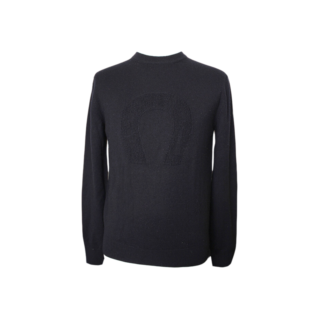 ITN3DLWU5MW5 Hermes Midnight Blue Cashmere Men's Knit Top 90 Slim Fit 95